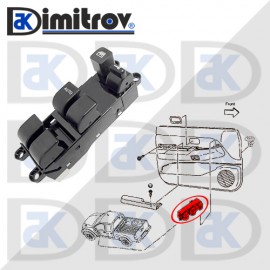 Панел управление прозорци Nissan Bluebird Navara Pick Up Sunny 